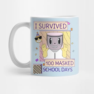 I survived 100 masked school days Mug